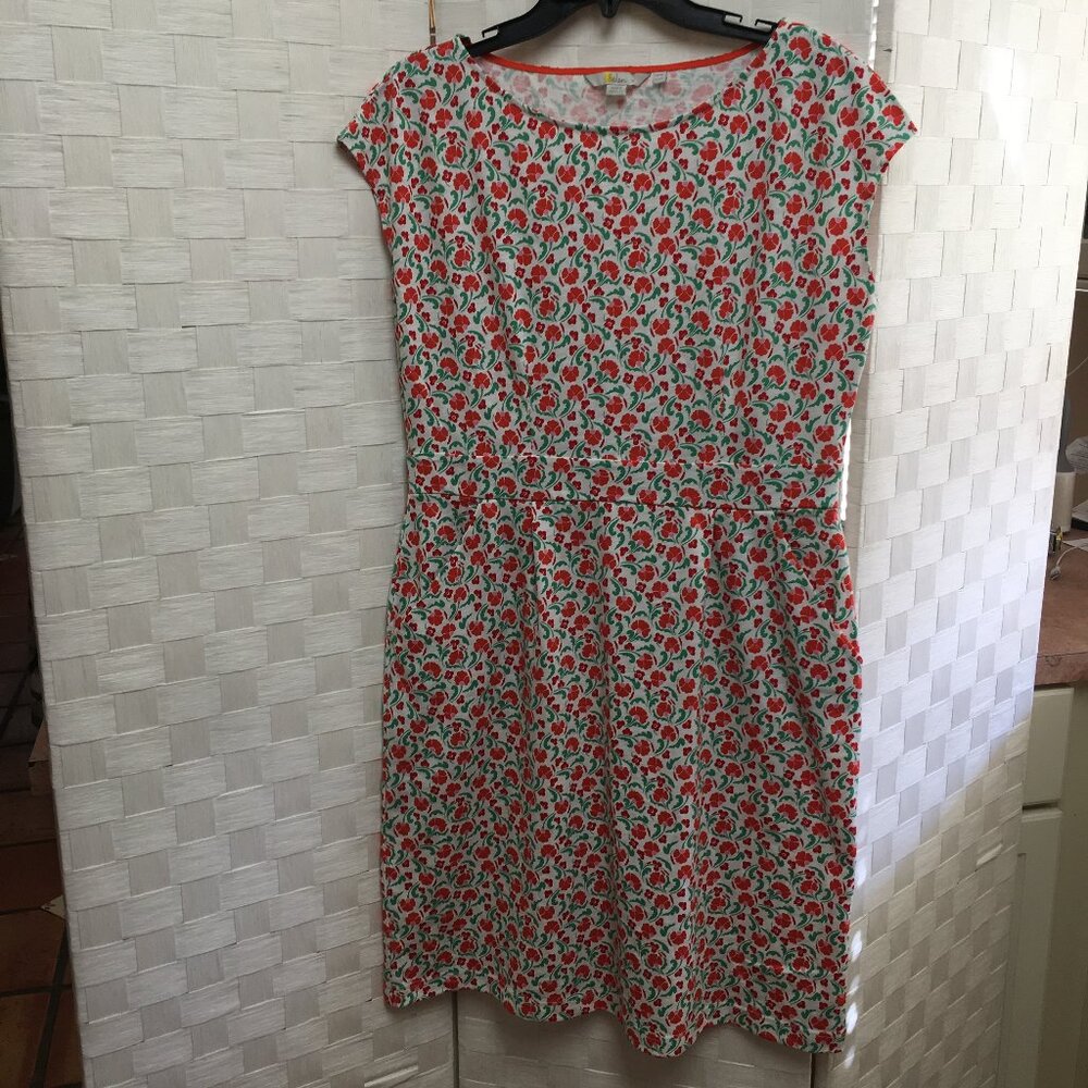 Boden Florrie Floral Print Jersey Dress size 12